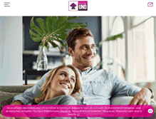 Tablet Screenshot of maisons-uno.com